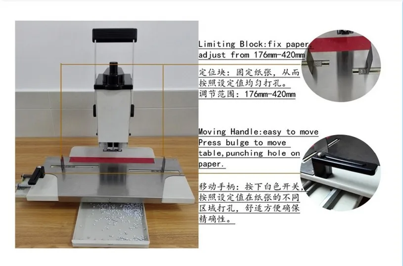 SG-WB50 15mm hole punch / metal puncher / square hole puncher