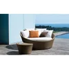 All Weather Rattan Outdoor Rattan Round-Bed Metal Plastic Swimming Pool Chair