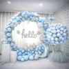 Balloon Circle Arch Metal Frame Round Wedding Backdrop Stand Balloon Ring For Birthday Party Decoration