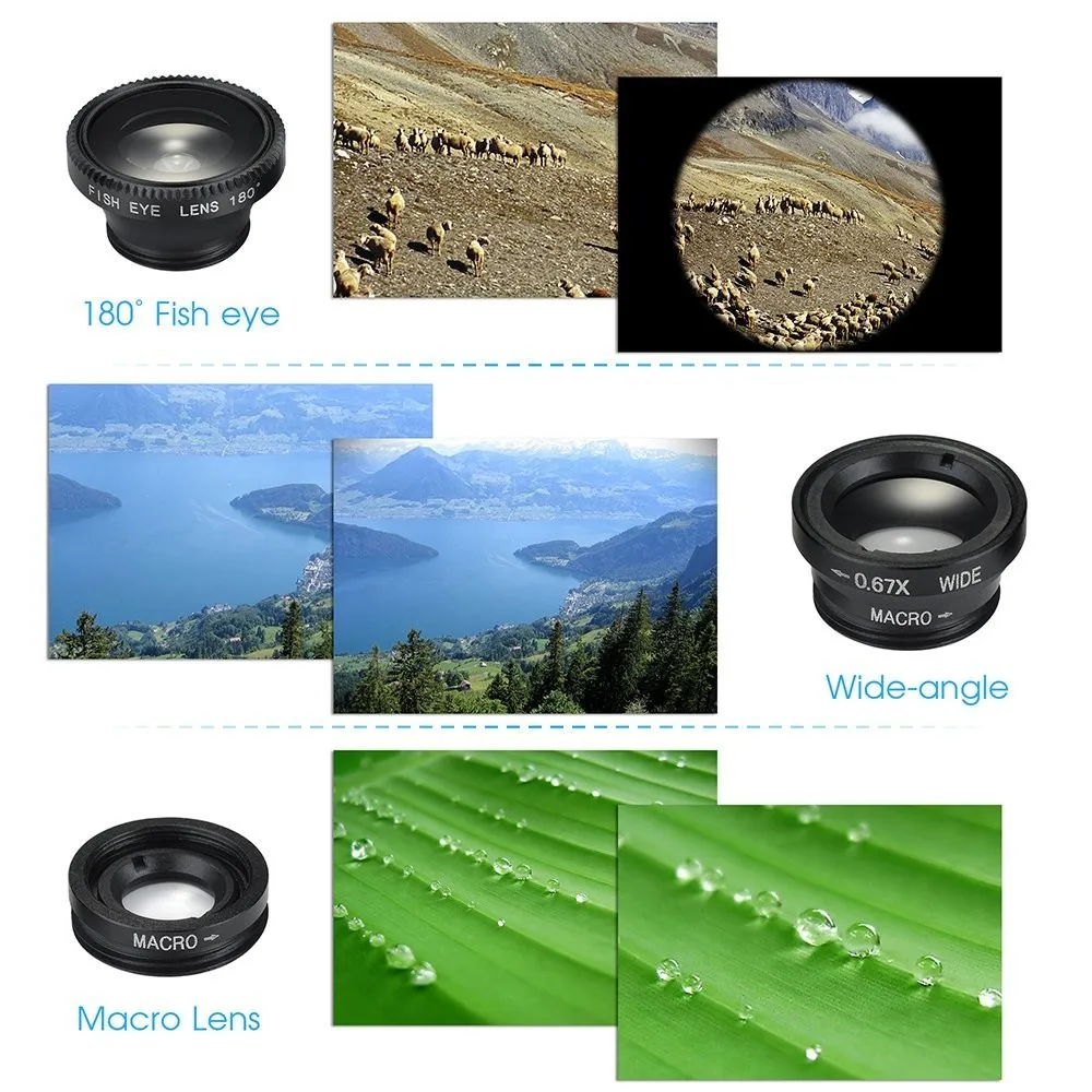 3-In-1-Universal-Clip-camera-Mobile-Phone-Len-Fish-Eye-Macro-Wide-Angle-for-iphone