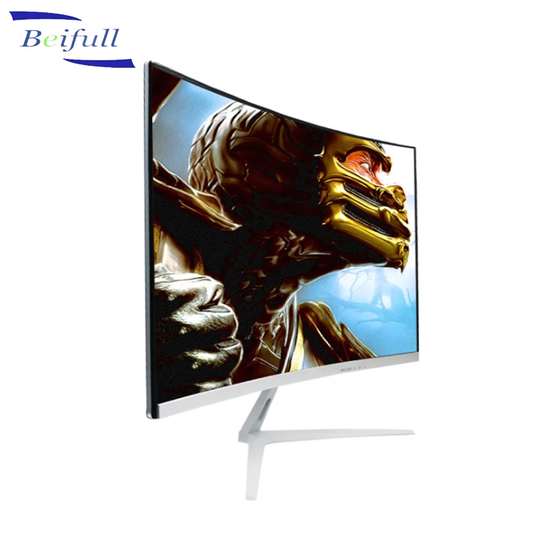 Hot Ultra Thin Full HD 1K IPS Panel LED Curved Frameless computer Monitor 21.5