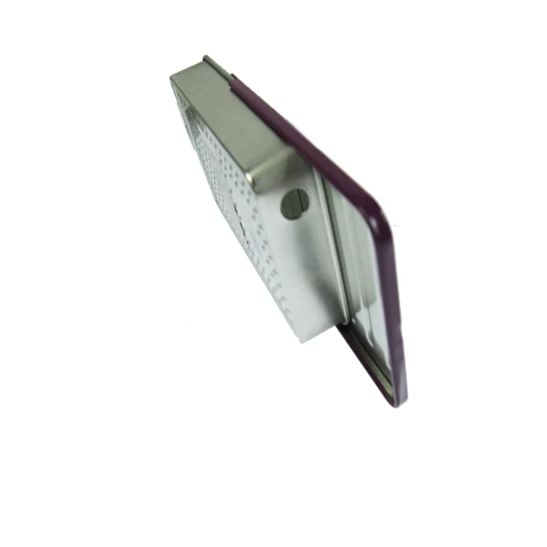 Food Grade Hot Sale Custom Design rectangle Small Metal Sliding Lid Tin Box for candy mint