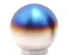 CNC machining Titanium shift knob with anodizing color for Auto car