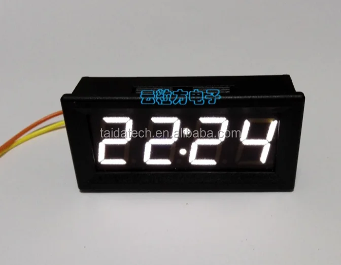 3 in 1 LED DS3231SN digital Clock Temperature Voltage Module High Accuracy