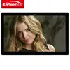 Black 14inch 10 point capacitive touch screen monitor with av/usb/card slot