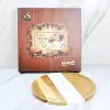 Splicing Serving Marble Cutting Board Set/Half White & Half Ancient Wood Grain Marble Cheese Board
