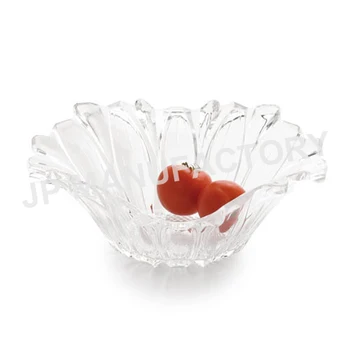 Hot Sell High Quality Flower Shape Plastic Fruit Display Plate