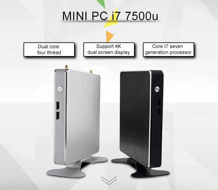 Sharerdp New High Quality Mini Pc Gaming Desktop 4k Computer I7 7500u