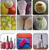 FDA Approved Food Grade Polythene Expanded Tube Netting For Fresh Mango Packaging