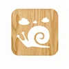 Creative 3D wooden night light Snails LED Table Lamp USB Desk Lamp LED