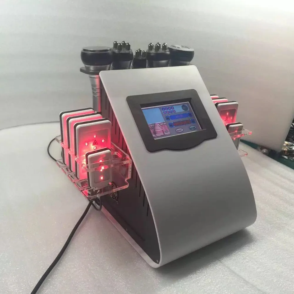 New Portable 6 In 1 Cavi-lipo Ultrasound Cavitation Machine 40k