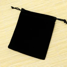 Free Shipping High Quality 15x20cm 20PCs/lot Black Velvet Bags Jewelry Accessories Bracelet Watch Packaging Gift Bag