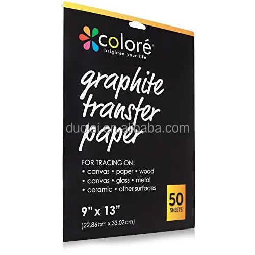 
25 Pcs Reusable Graphite Tracing Transfer Paper Set For Metal Wood Canvas Ceramic 