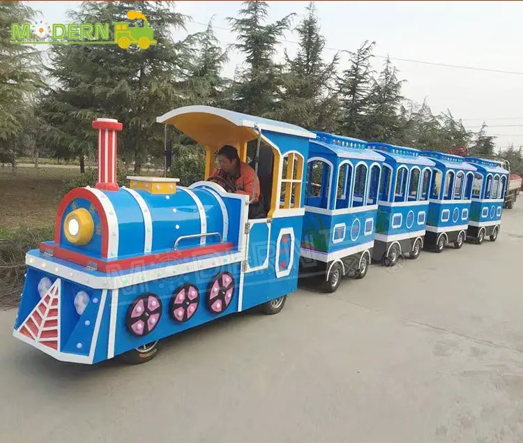 Top quality cheap amusement park garden trackless party electric train