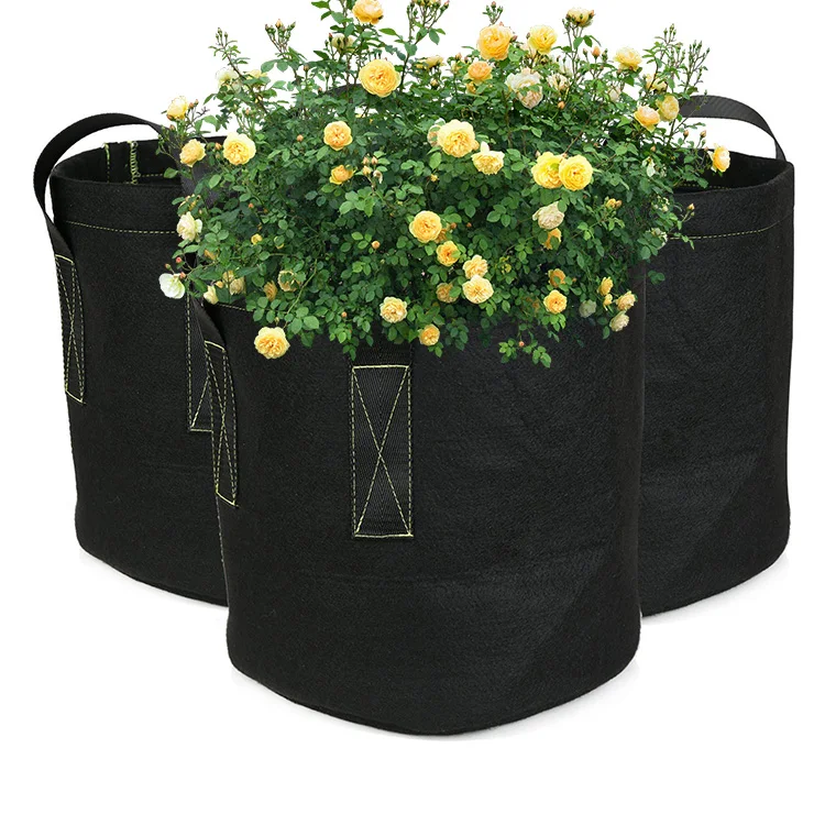 Greenhouse Or Garden Grow Bags Polyester Felt Plant Growing Bags Buy