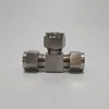 Outdoor Misting System Tube Connection Adapter Compression Tee Connector