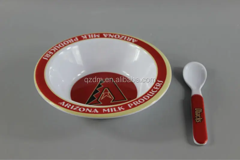 Melamine Cereal Bowl And Spoon Sets