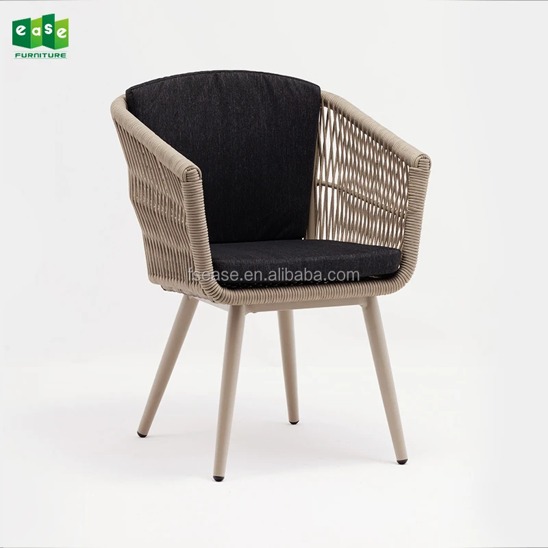 Garden Patio Woven Outdoor Rope Chair With Cushion Buy Rope Chair