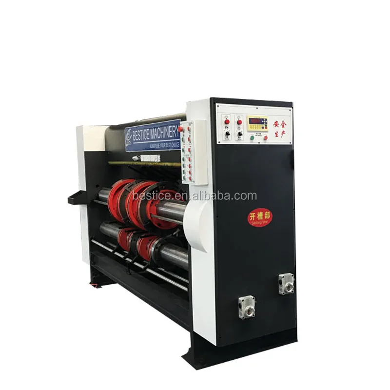 2 Color Cardboard Printing Machine With Slotting Rotary Die Cutting