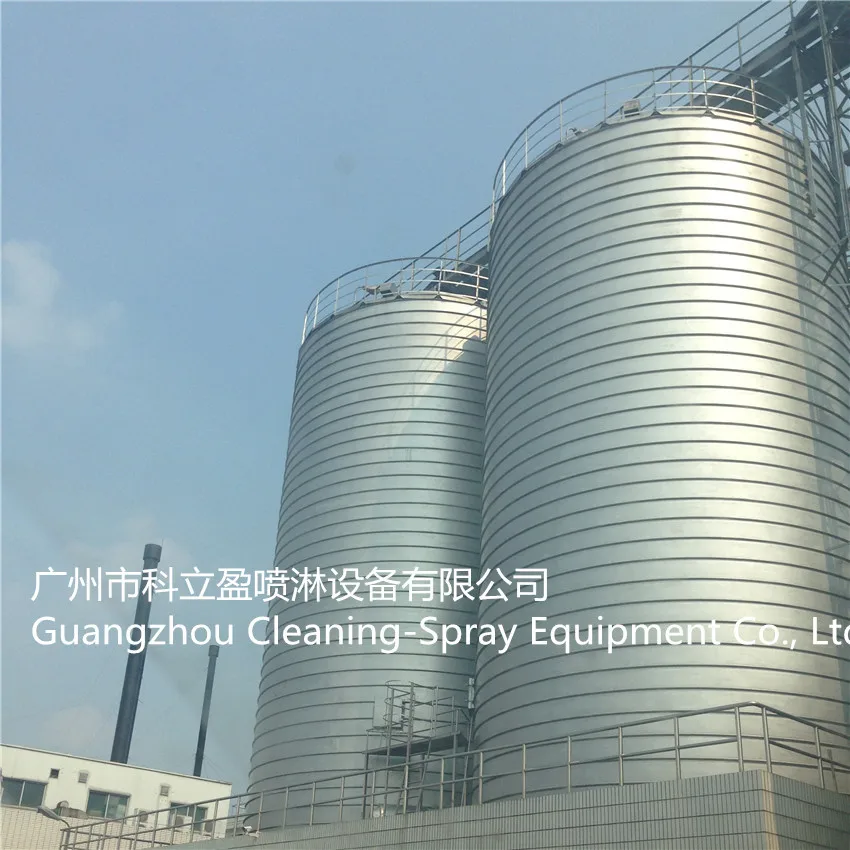 3D rotary tank cleaning machine for cleaning of tank trucks