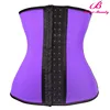 Ladies purple latex body shaping full body corset for fat
