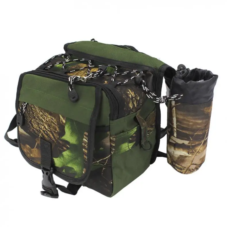 Multifunctional Camouflage Fishing Bag Messenger Waist Bag Waterproof