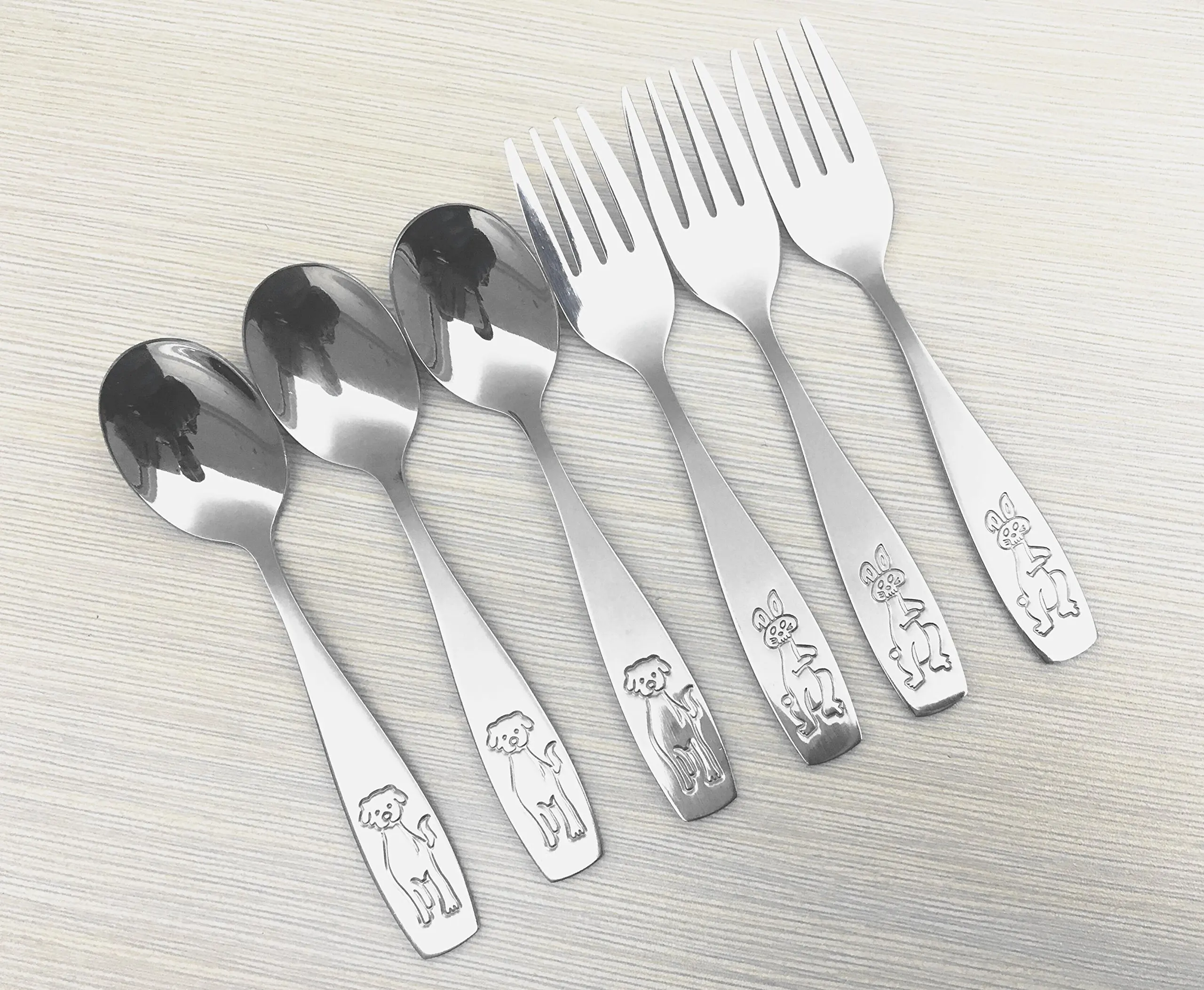 baby silverware and dishes
