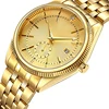 gold watches diamond wristwatch 50 m water resistant quartz wrist watch for man