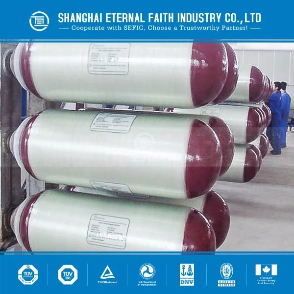 Fully Wrapped Composite Cng Cylinder Price Carbon Fiber Type 4 Cng