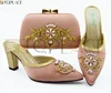 Ladys 9CM Heel Party Matching Women italian shoes and bag