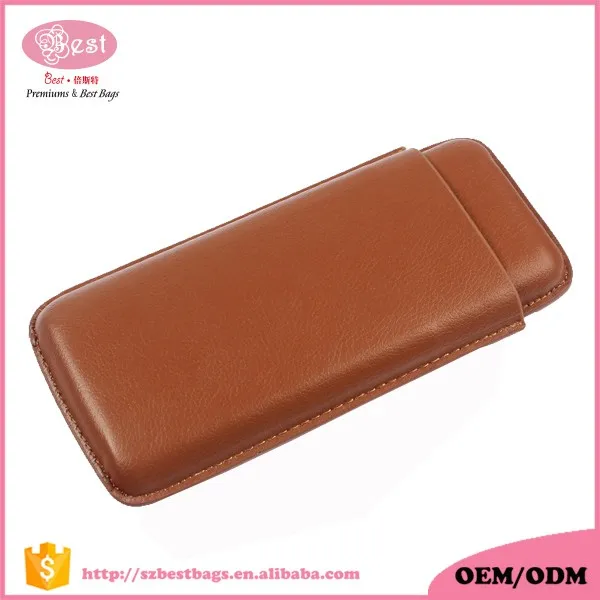 Custom genuine leather cigar case cigar humidor cigar tube.jpg