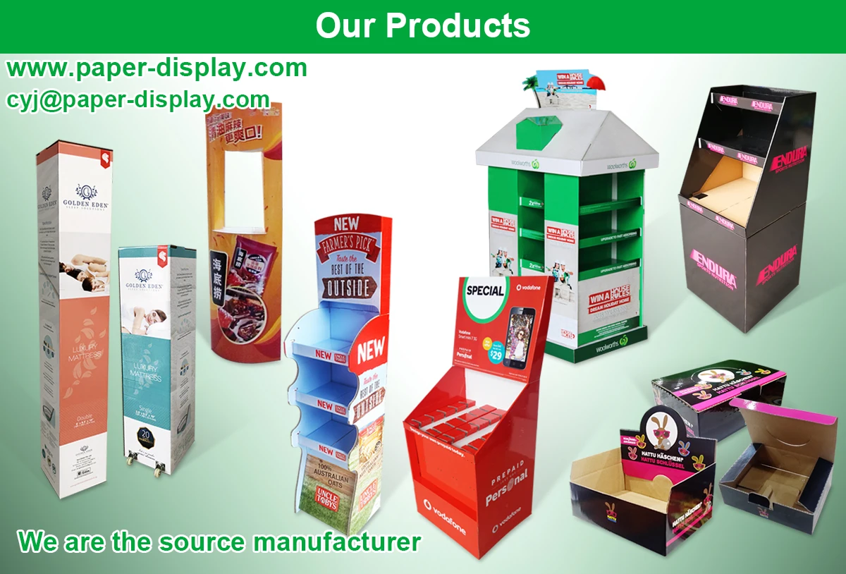 Tabletop Cardboard Display Stands,Retail Pdq Packaging,Pos Display For