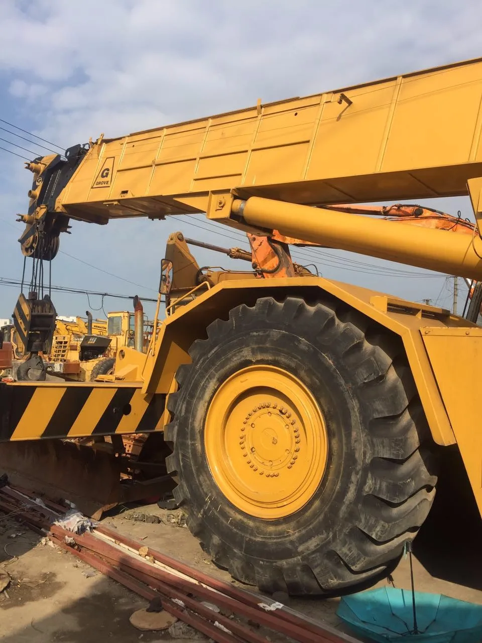 Cheap Price Used Germany Grove 70 Ton Rough Terrain Crane Rt980 For ...