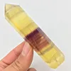 Natural Polish Yellow Fluorite Quartz Alkaline Water Bottle Points Crystal Bottle Water