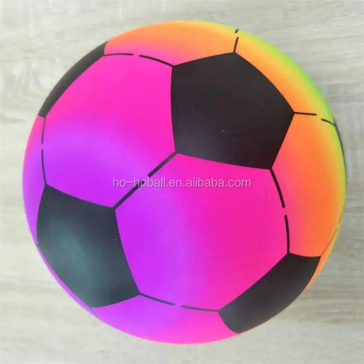 Soccer Ball Pvc Neon 8.5" Kids Sports Inflatable Toy Balls Buy Soccer