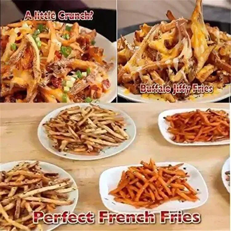 Potato fry 2 in 1 microwave perfect french fries chip maker toy jiffy fries