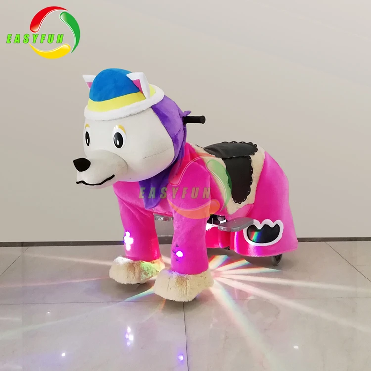 Hot Sale Shopping Mall Stuffed Electric Animal Ride Kids Riding Plush