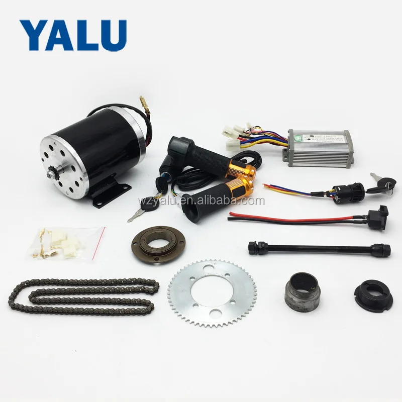 My1020 Pmdc 24v 500w Motor Electric Bike Conversion Kit For Wheel Drive ...