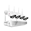 1080p IP HD 2.0 Megapixel Waterproof IP67 Outdoor CCTV Wifi Security Camera Kit with NVR