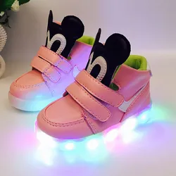 LED Shoes Flashing Fashion Sneakers for Kids Boots