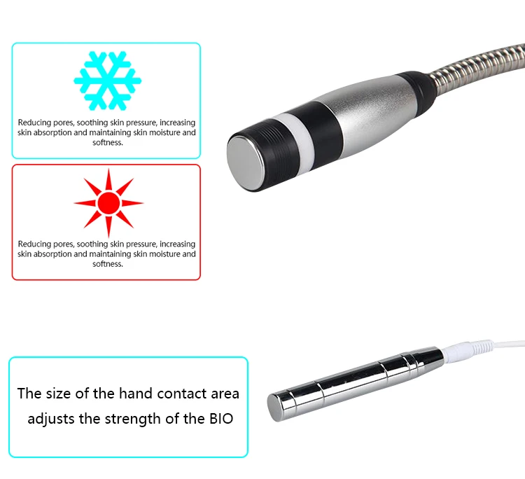 skin cool cryo-electroporation Hot and Cool skin treatment home use machine