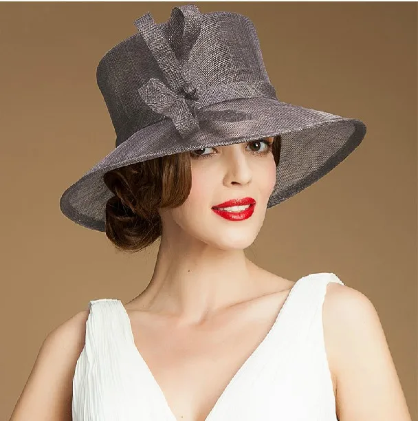 Wholesale 100% Sinamay Wedding Church Hats Plain Church Hats For Sale ...
