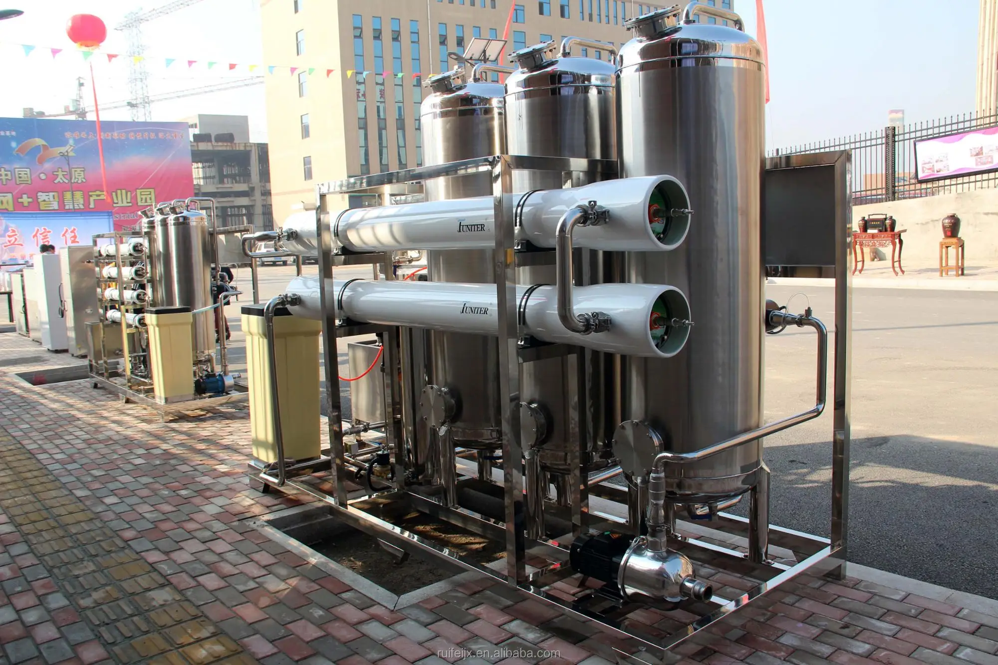 Stainless Steel 3000lph Ro Pure Water Machine Producing Drinking Pure