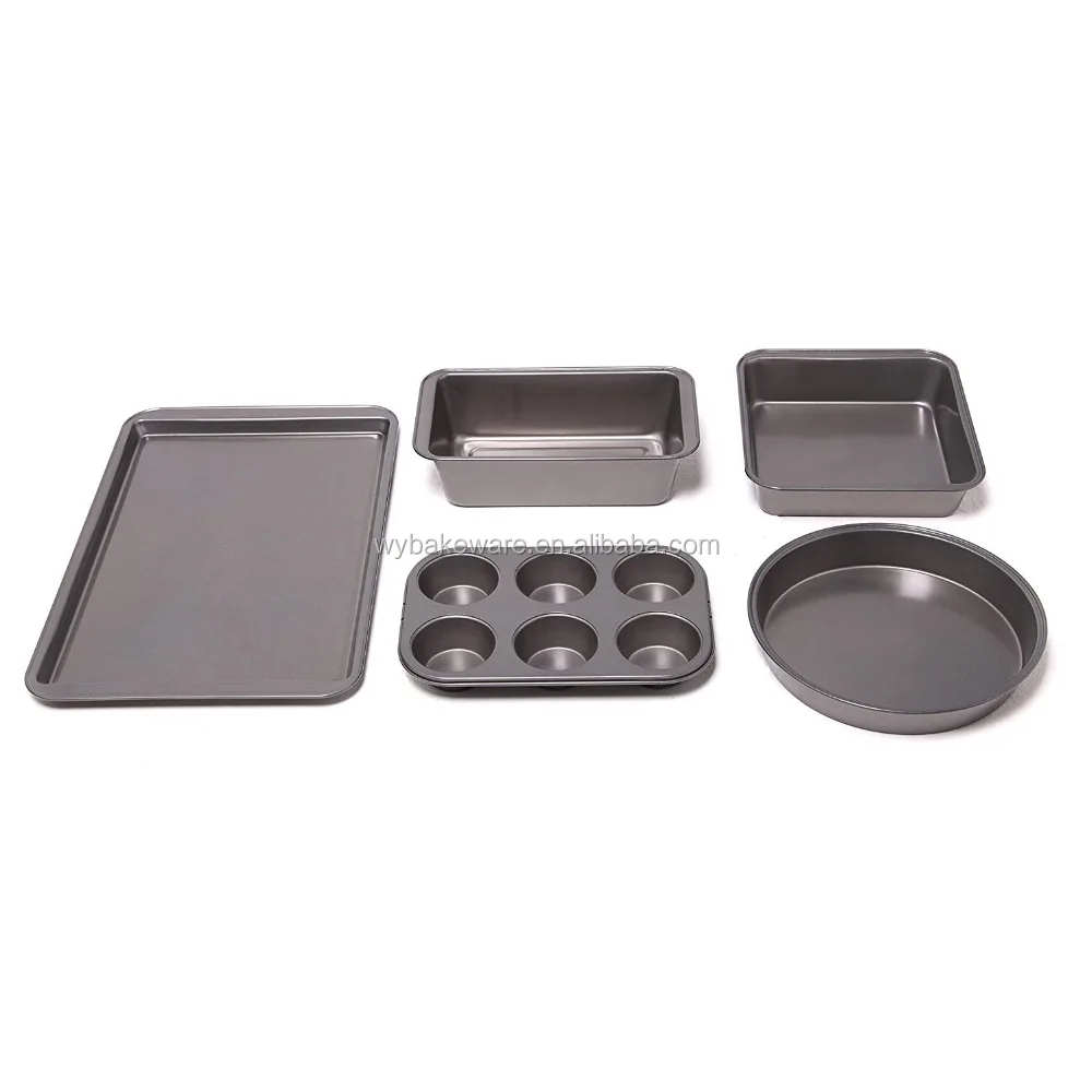 
Okay 5 Piece Baking Essential Set, nonstick bakeware set 