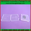 Single sd case Plastic Micro memory SD Card Case for SD /MicroSD/Mini SD Memory Card