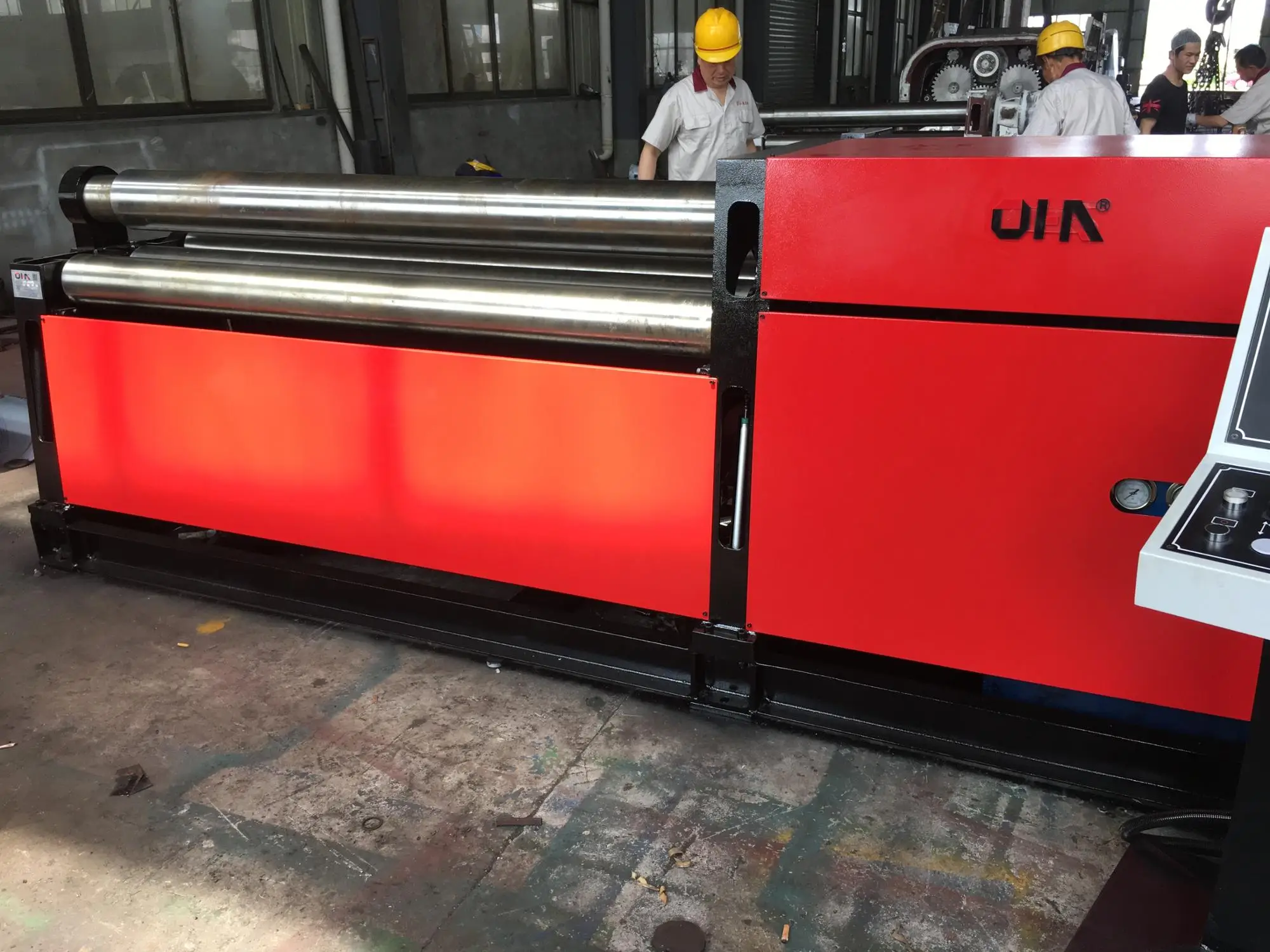 Oha Brand W12 Series Four Roller Plate Rolling Machine,Hydraulic Cnc
