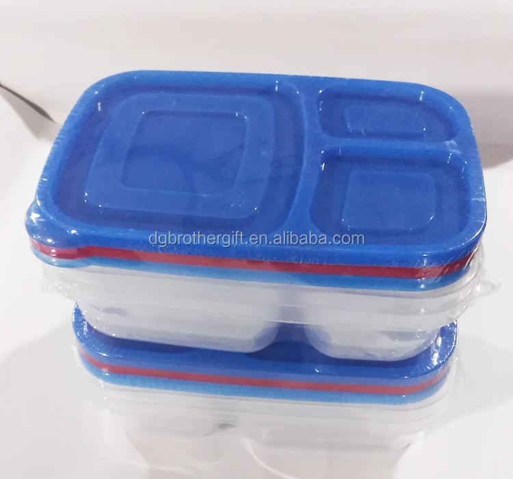 black base clear lid BPA free disposable meal prep containers