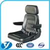 China back adjustable folding fork truck seat with slide track