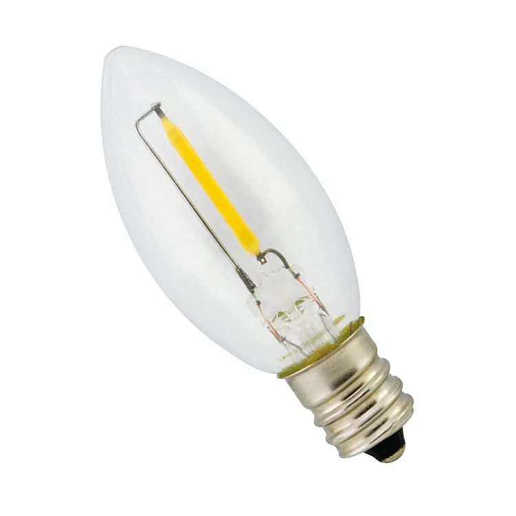 110v led bulb filament candle C9 filament bulb e17 e12 type b light bulb