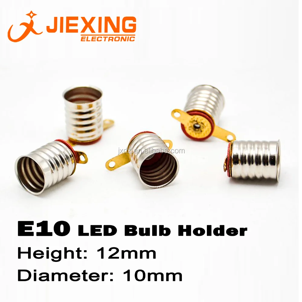 E10 Screwtype Bulb Holder 10mm Small Led Lamp Holder Led Base 23011
